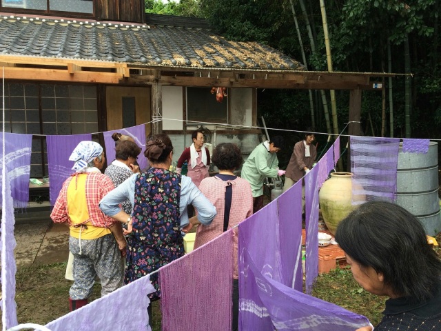 染め物体験